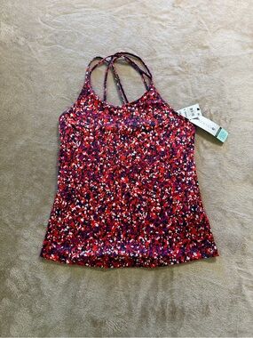 Ideology Red Floral Print Strappy Camisole